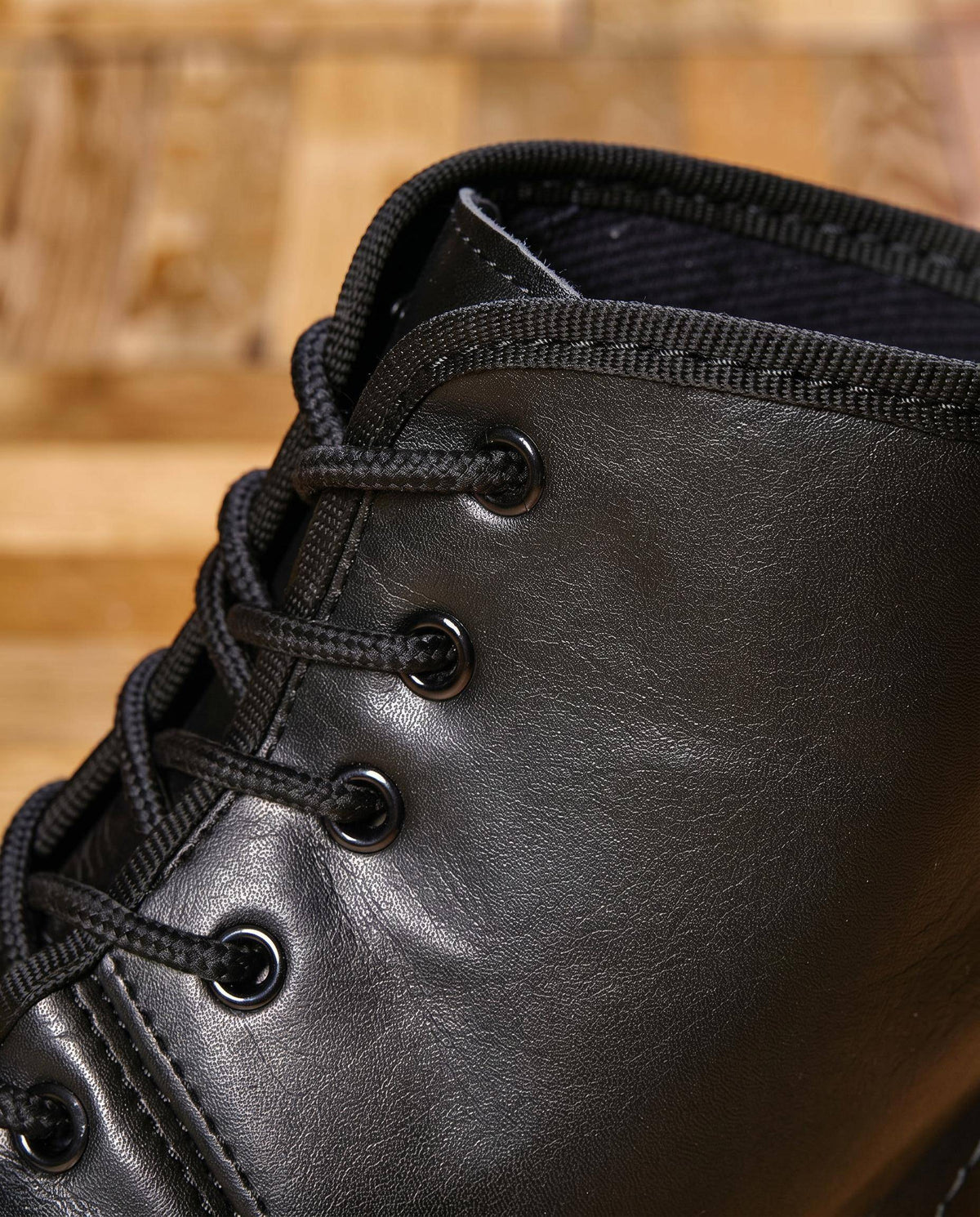 FORMA 7 - Gardestiefel 7-Loch normale Passform mit Ledersohle schwarz Nappaleder